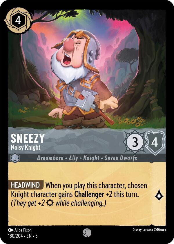 Sneezy - Noisy Knight (180/204) [Shimmering Skies] | Rock City Comics