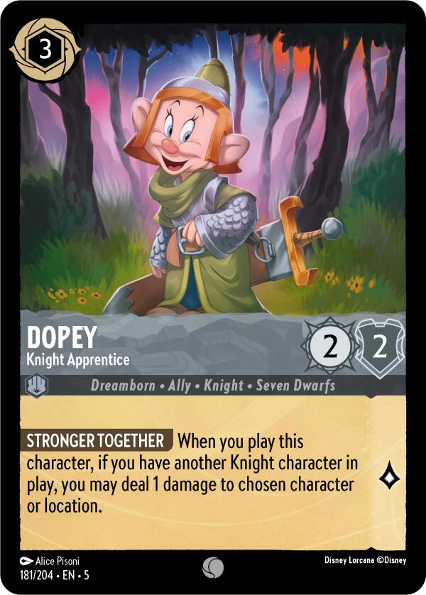 Dopey - Knight Apprentice (181/204) [Shimmering Skies] | Rock City Comics