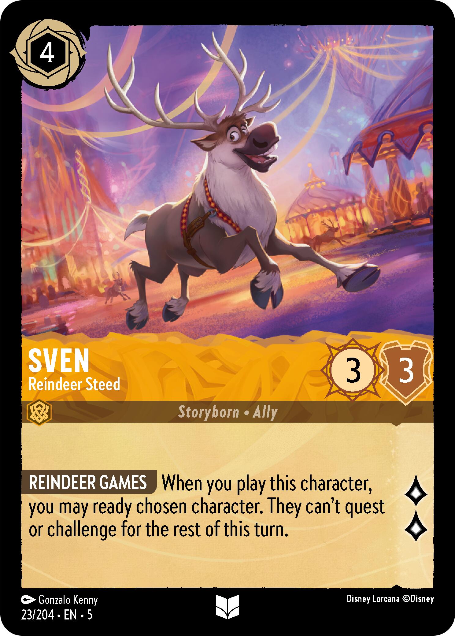Sven - Reindeer Steed (23/204) [Shimmering Skies] | Rock City Comics