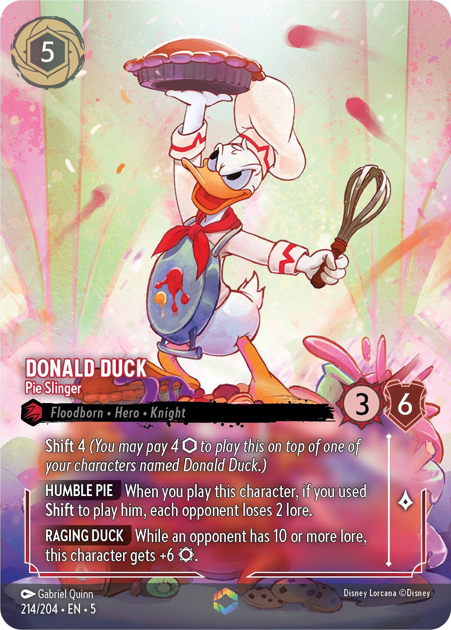 Donald Duck - Pie Slinger (Enchanted) (214/204) [Shimmering Skies] | Rock City Comics