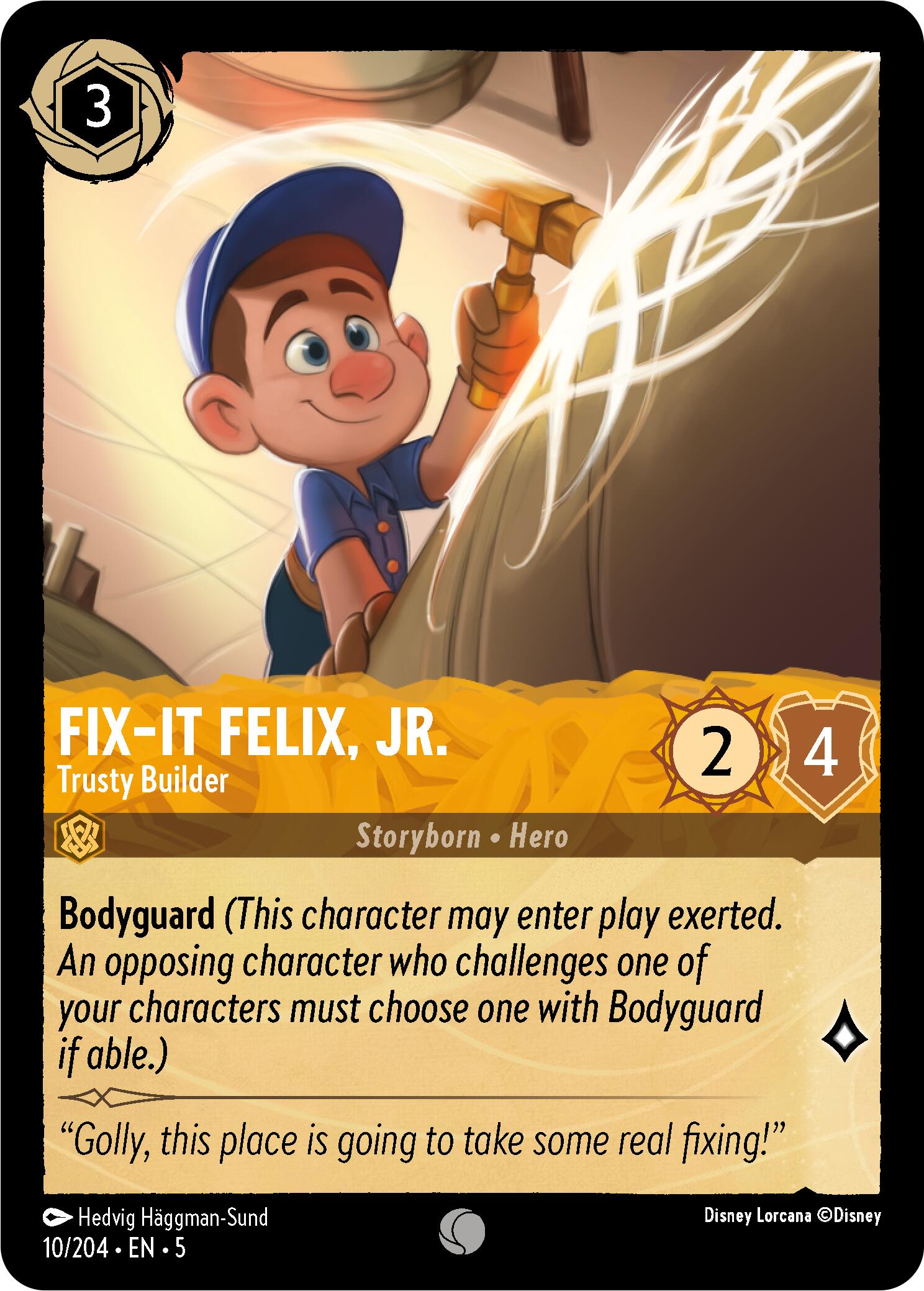Fix-It Felix, Jr. - Trusty Builder (10/204) [Shimmering Skies] | Rock City Comics