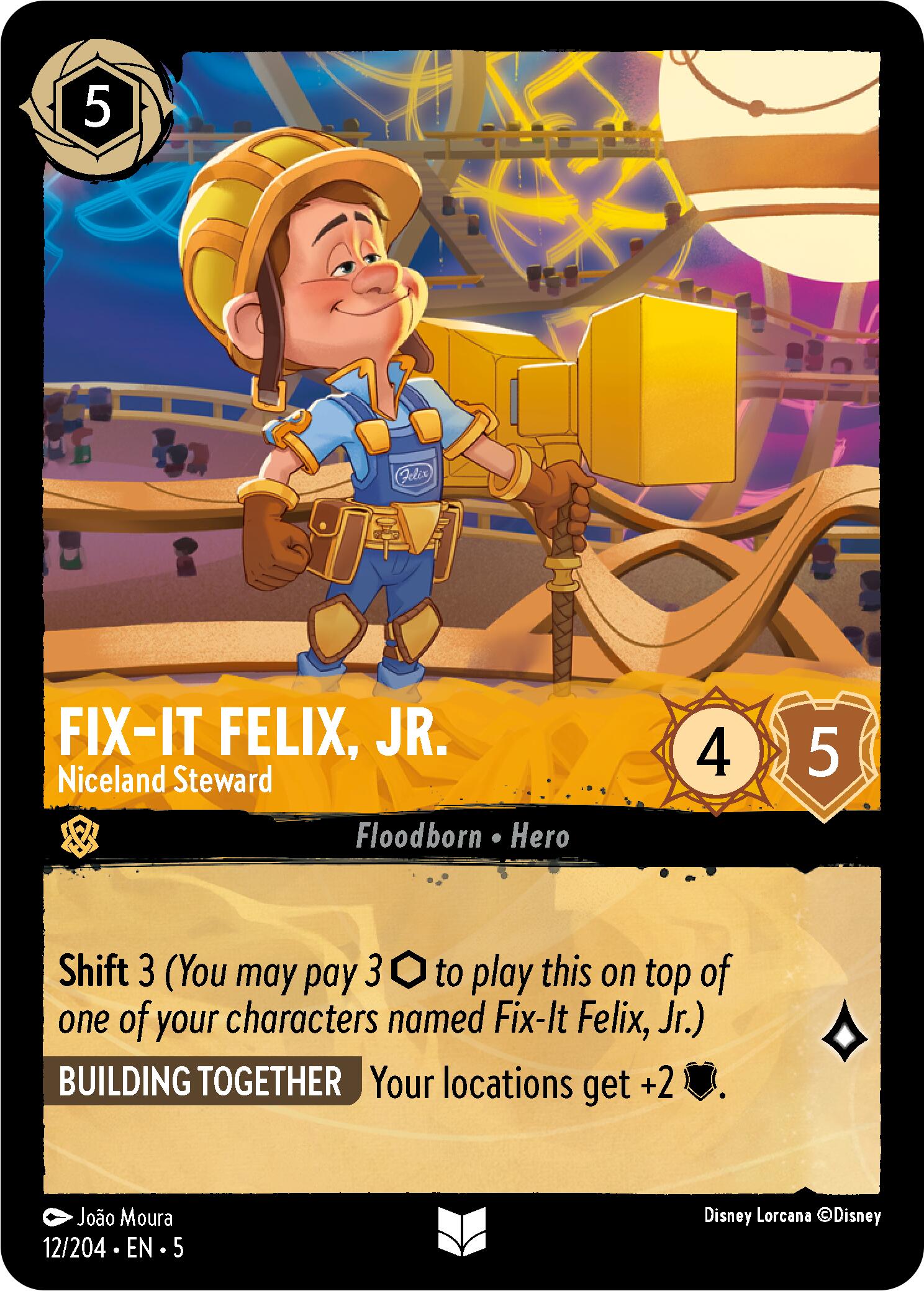 Fix-It Felix, Jr. - Niceland Steward (12/204) [Shimmering Skies] | Rock City Comics