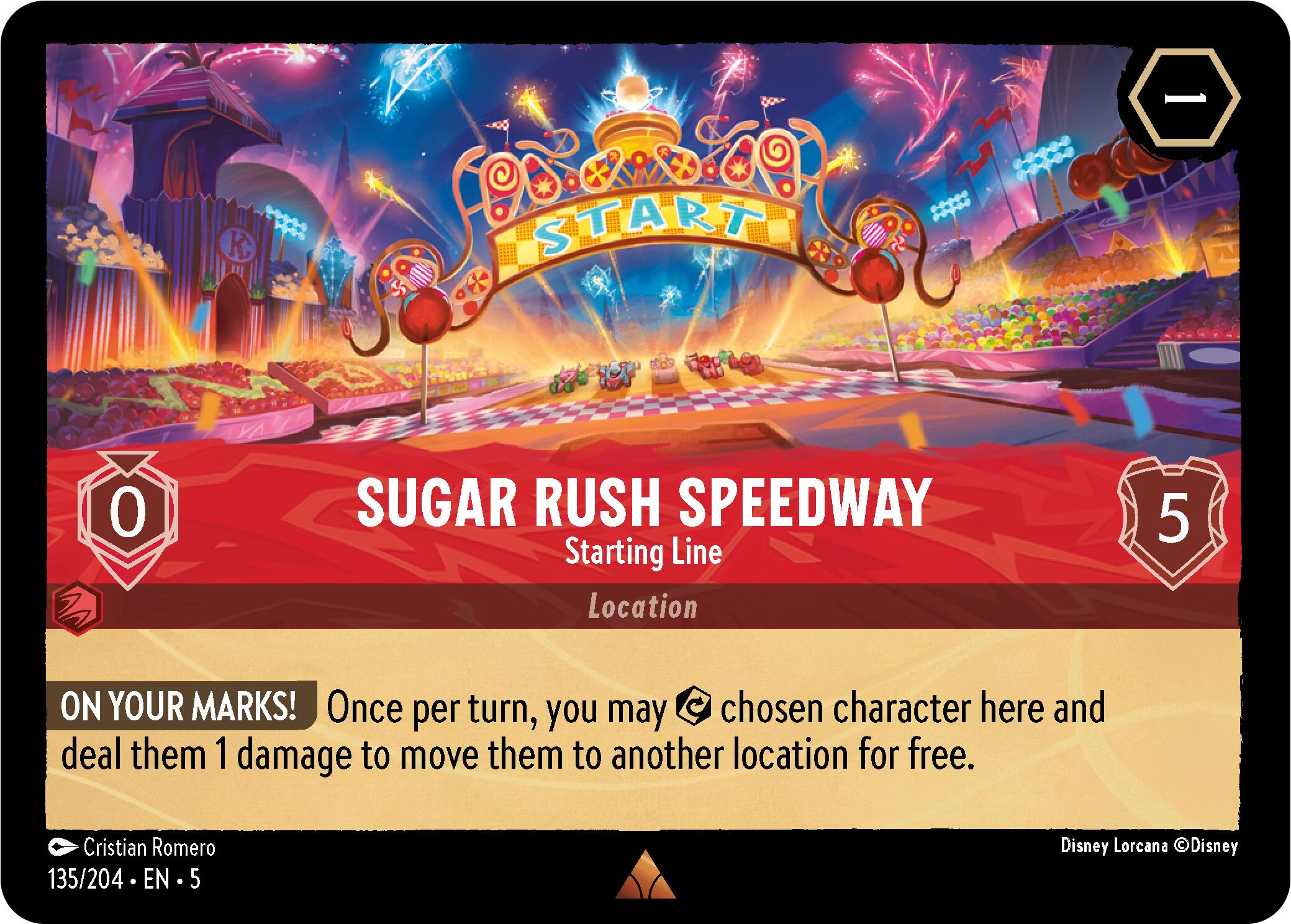 Sugar Rush Speedway - Starting Line (135/204) [Shimmering Skies] | Rock City Comics