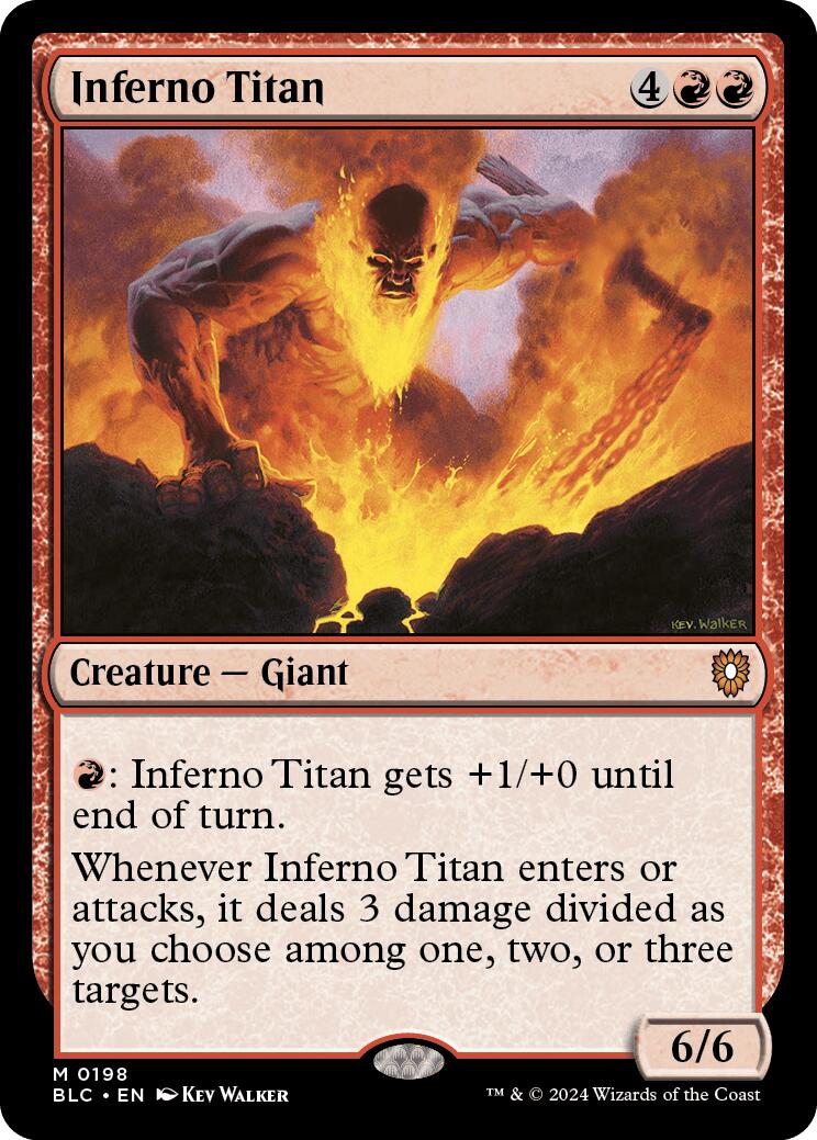 Inferno Titan [Bloomburrow Commander] | Rock City Comics