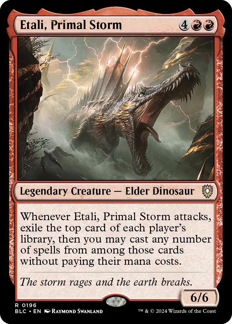 Etali, Primal Storm [Bloomburrow Commander] | Rock City Comics