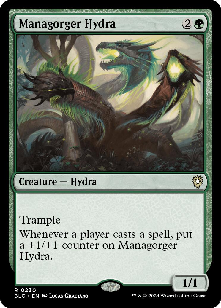 Managorger Hydra [Bloomburrow Commander] | Rock City Comics