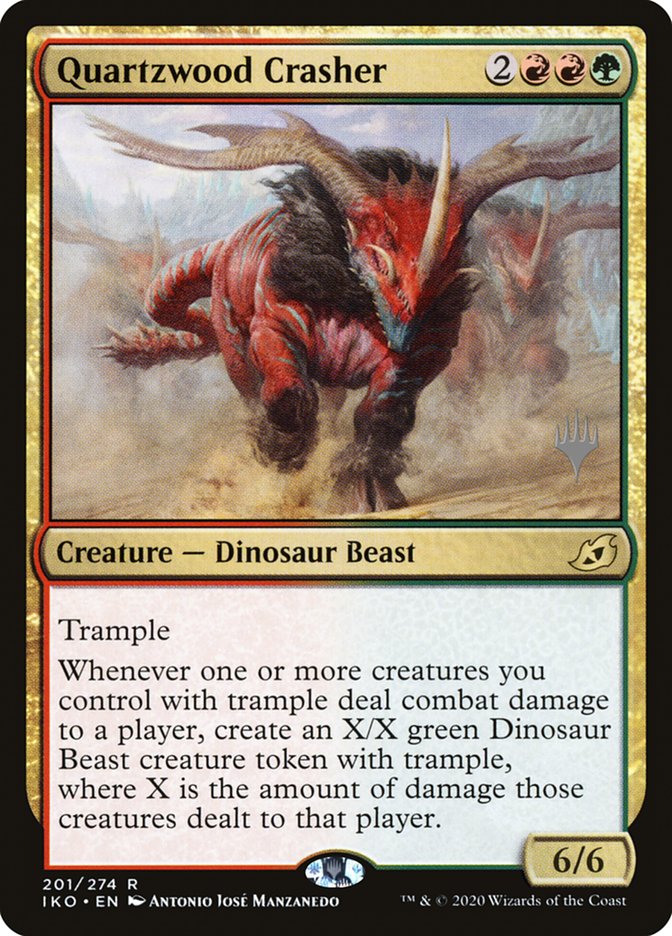 Quartzwood Crasher (Promo Pack) [Ikoria: Lair of Behemoths Promos] | Rock City Comics