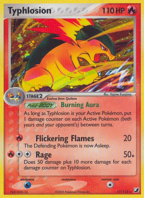 Typhlosion(17/115) (Theme Deck Exclusive) [EX: Unseen Forces] | Rock City Comics