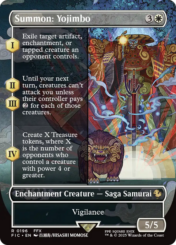 Summon: Yojimbo (Borderless) [FINAL FANTASY Commander] | Rock City Comics