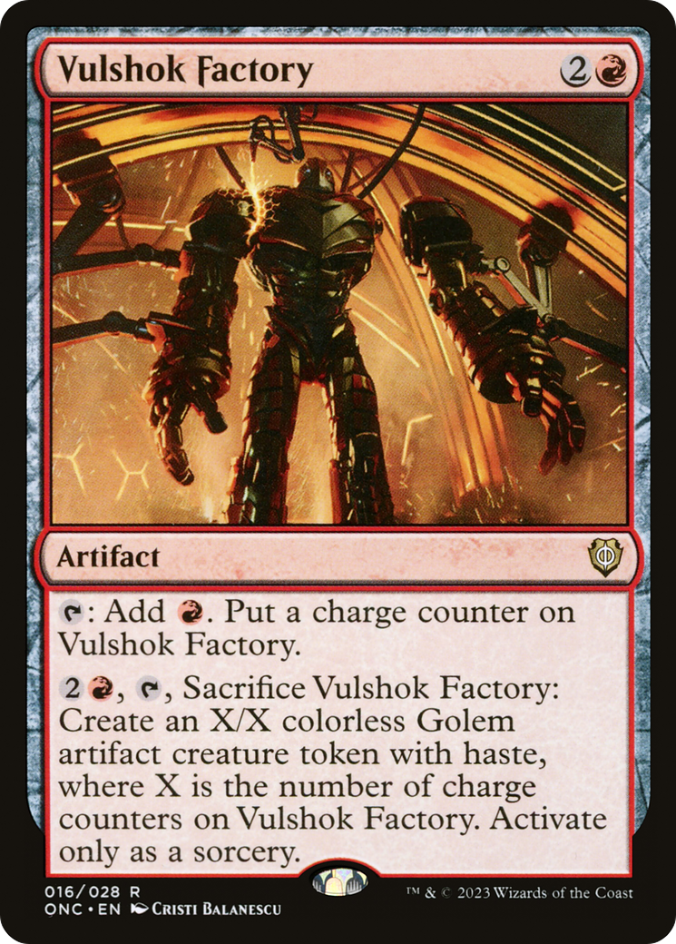 Vulshok Factory [Phyrexia: All Will Be One Commander] | Rock City Comics