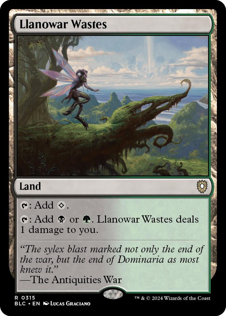 Llanowar Wastes [Bloomburrow Commander] | Rock City Comics