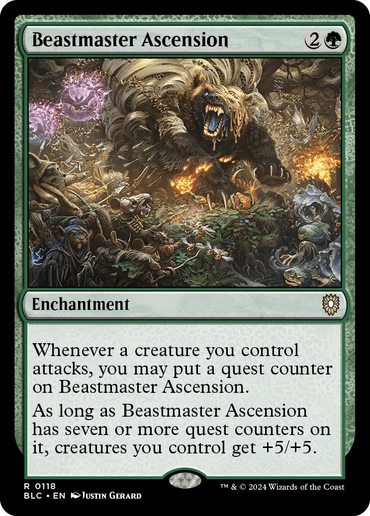 Beastmaster Ascension [Bloomburrow Commander] | Rock City Comics