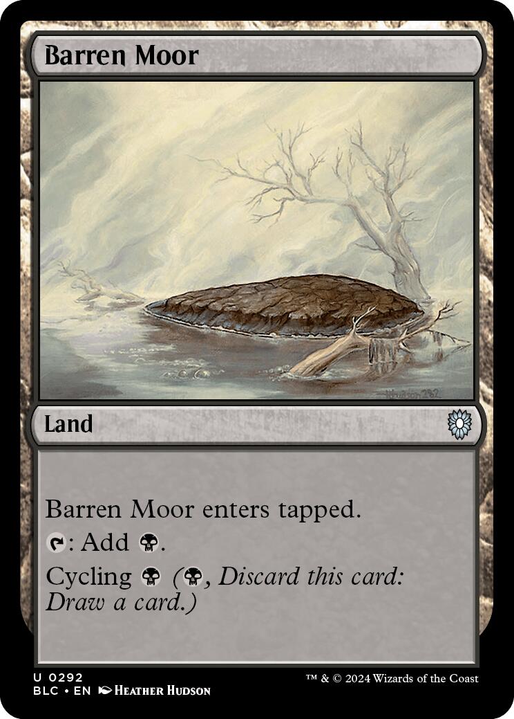 Barren Moor [Bloomburrow Commander] | Rock City Comics