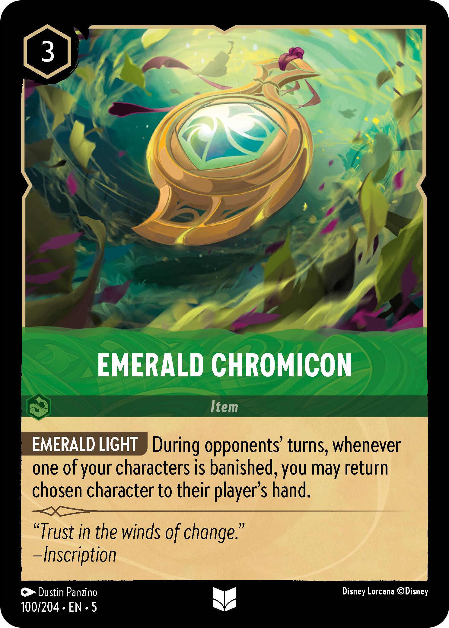 Emerald Chromicon (100/204) [Shimmering Skies] | Rock City Comics