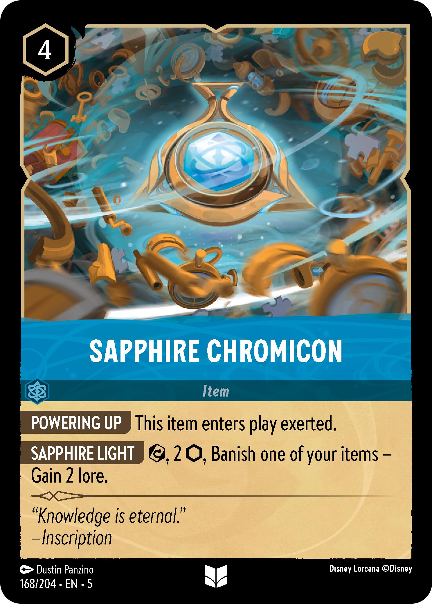 Sapphire Chromicon (168/204) [Shimmering Skies] | Rock City Comics