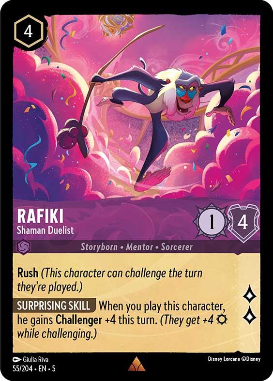Rafiki - Shaman Duelist (55/204) [Shimmering Skies] | Rock City Comics