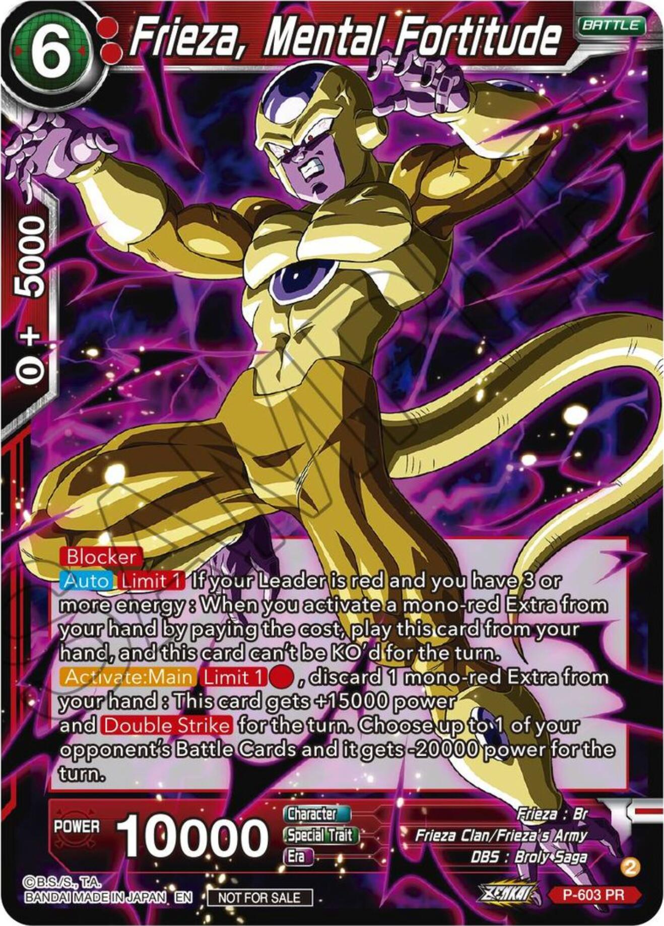 Frieza, Mental Fortitude (Tournament Pack Vol. 8) (P-603) [Promotion Cards] | Rock City Comics