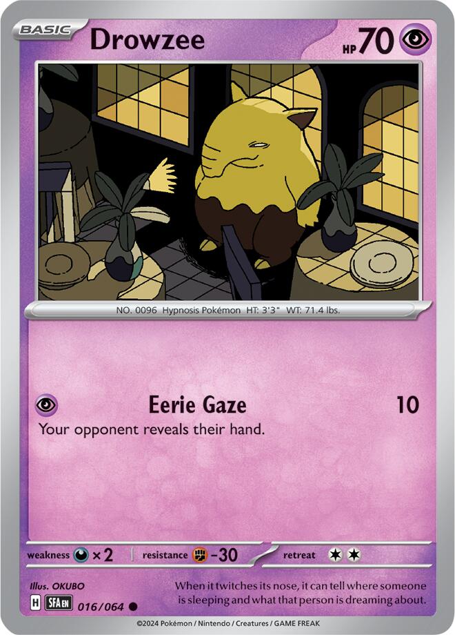 Drowzee (016/064) [Scarlet & Violet: Shrouded Fable] | Rock City Comics