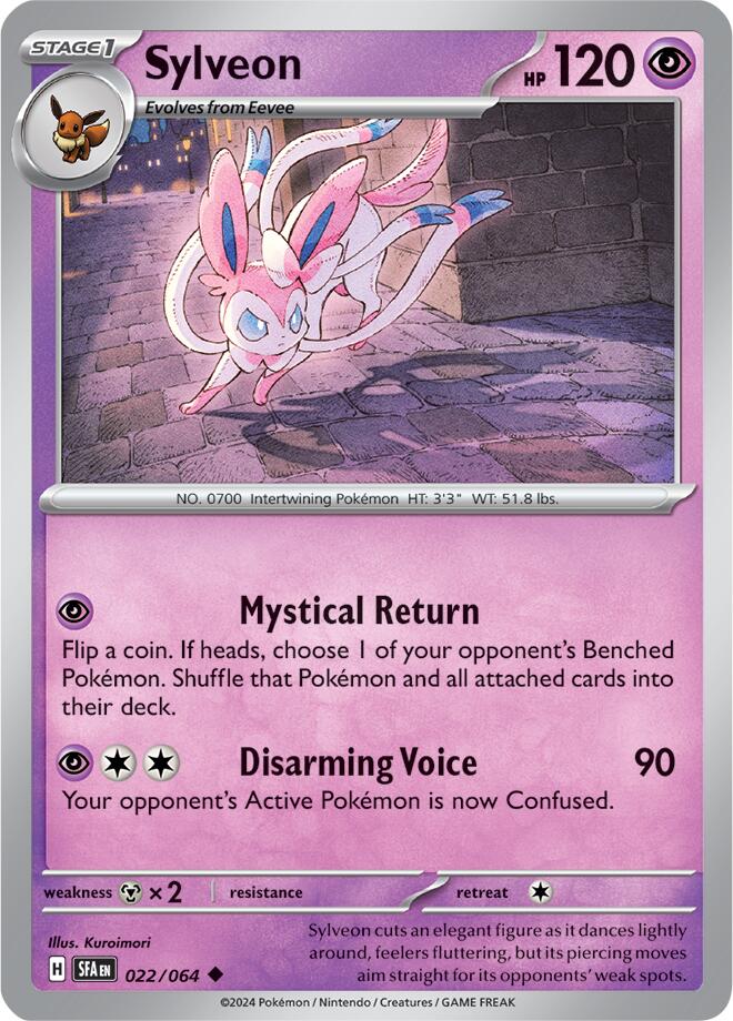 Sylveon (022/064) [Scarlet & Violet: Shrouded Fable] | Rock City Comics