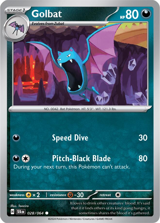 Golbat (028/064) [Scarlet & Violet: Shrouded Fable] | Rock City Comics