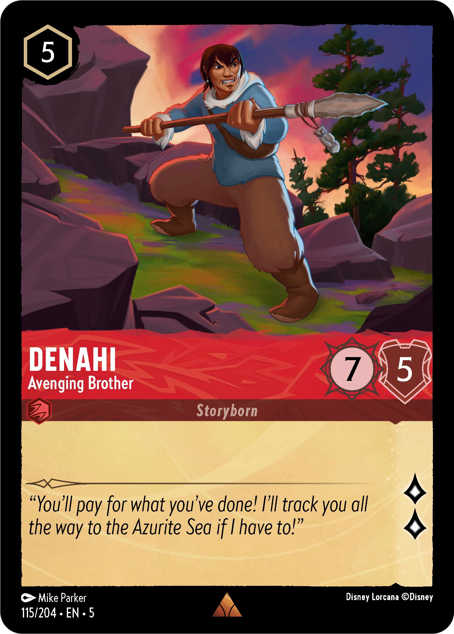 Denahi - Avenging Brother (115/204) [Shimmering Skies] | Rock City Comics