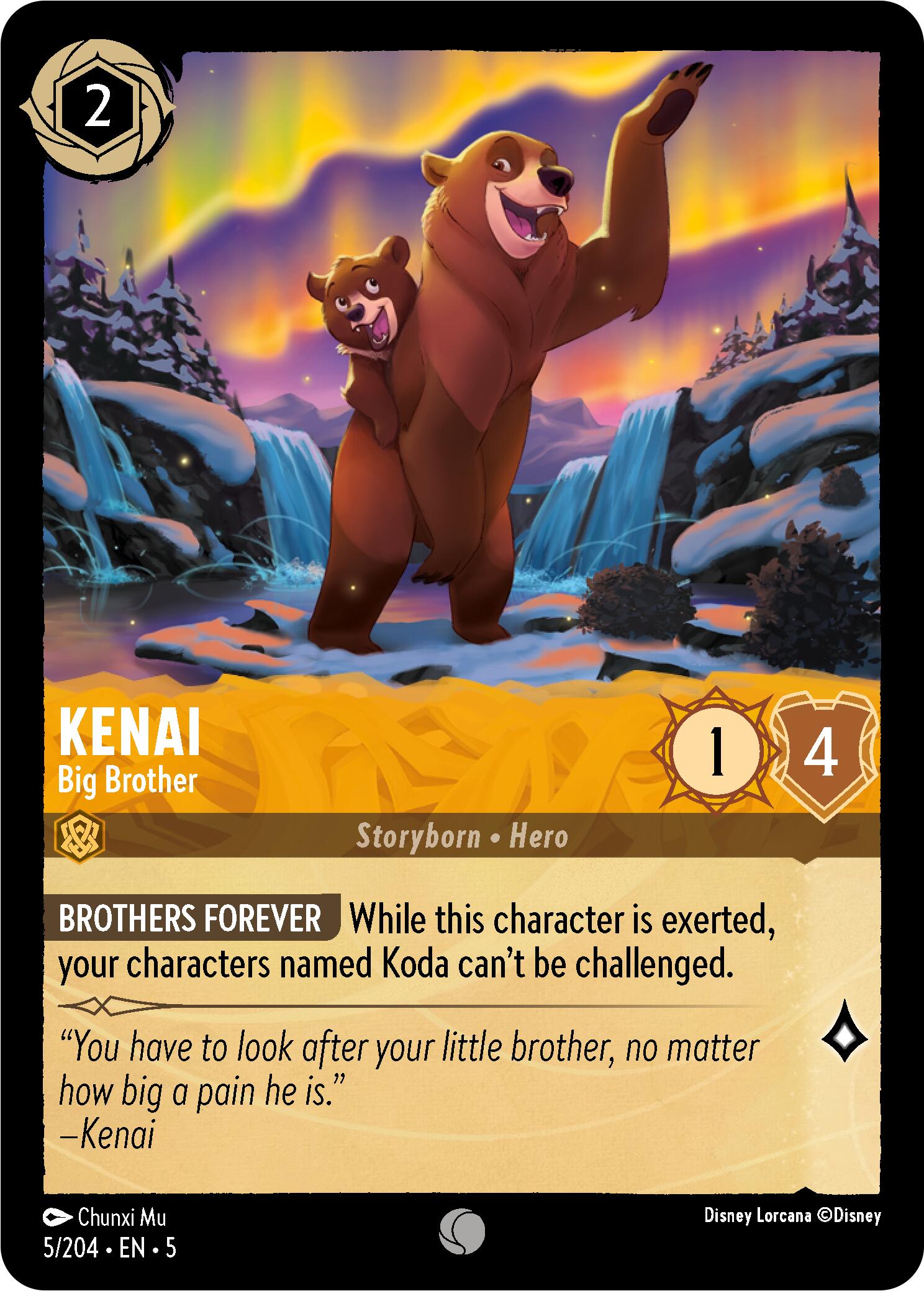 Kenai - Big Brother (5/204) [Shimmering Skies] | Rock City Comics