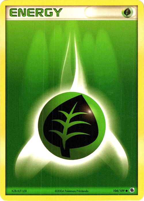 Grass Energy (104/109) (Theme Deck Exclusive) [EX: Ruby & Sapphire] | Rock City Comics