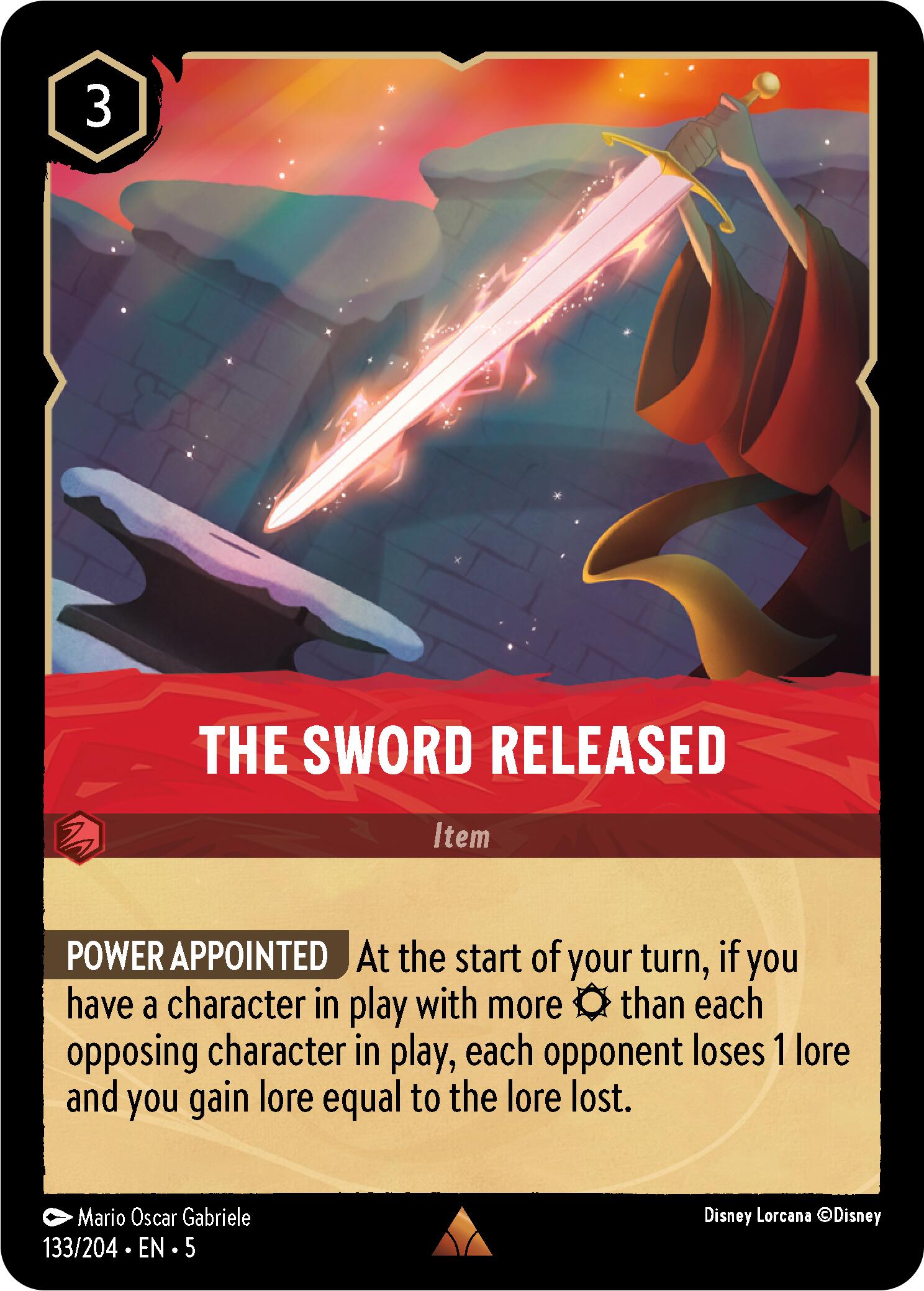 The Sword Released (133/204) [Shimmering Skies] | Rock City Comics