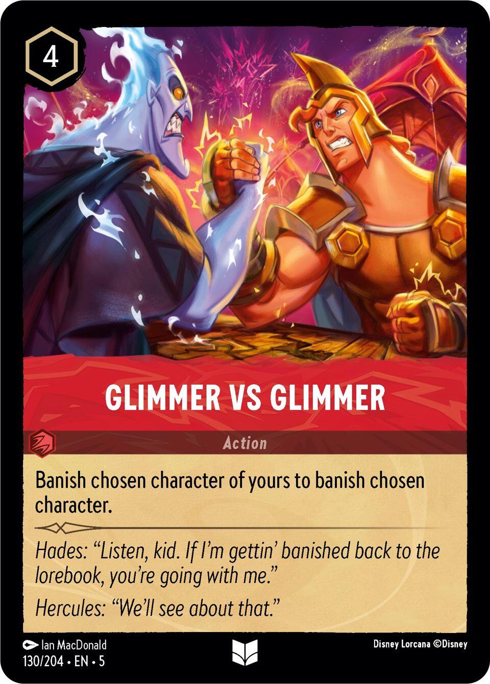 Glimmer vs Glimmer (130/204) [Shimmering Skies] | Rock City Comics