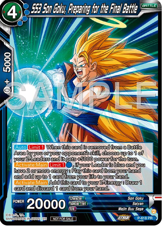 SS3 Son Goku, Preparing for the Final Battle (Deluxe Pack 2024 Vol.2) (P-618) [Promotion Cards] | Rock City Comics