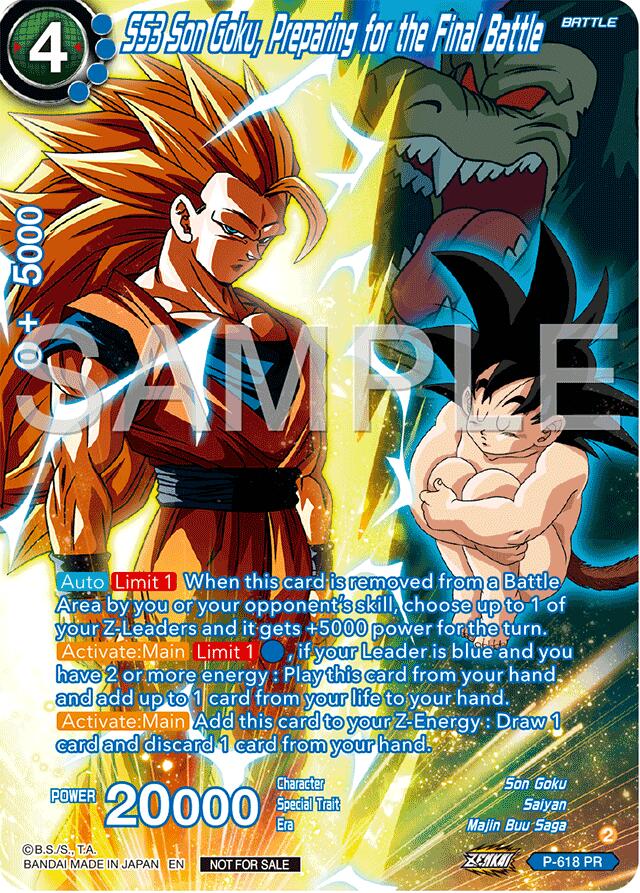 SS3 Son Goku, Preparing for the Final Battle (Full Art) (Deluxe Pack 2024 Vol.2) (P-618) [Promotion Cards] | Rock City Comics