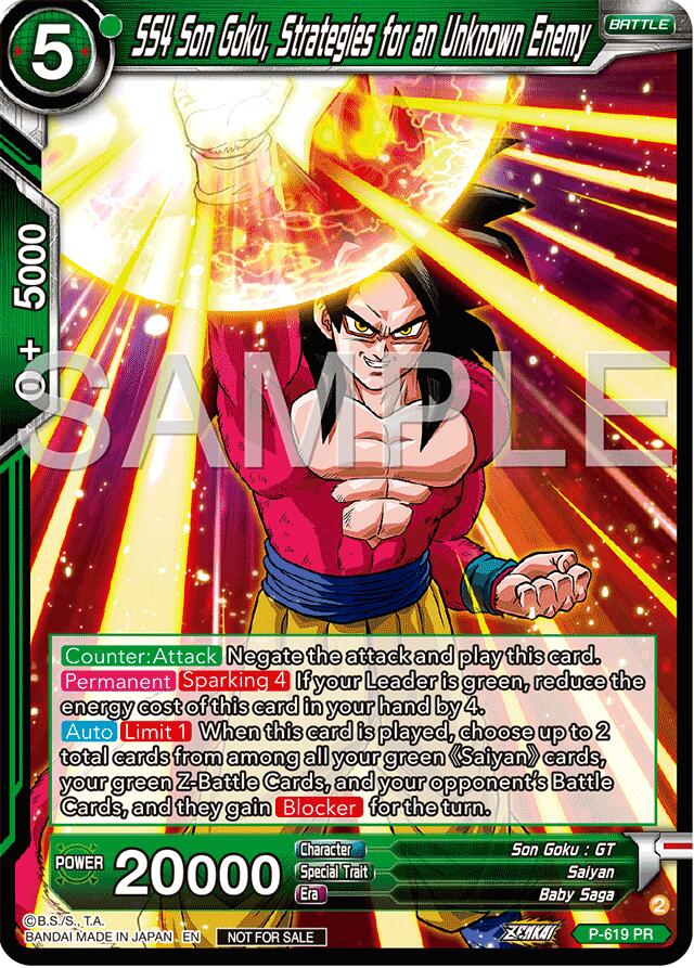 SS4 Son Goku, Strategies for an Unknown Enemy (Deluxe Pack 2024 Vol.2) (P-619) [Promotion Cards] | Rock City Comics