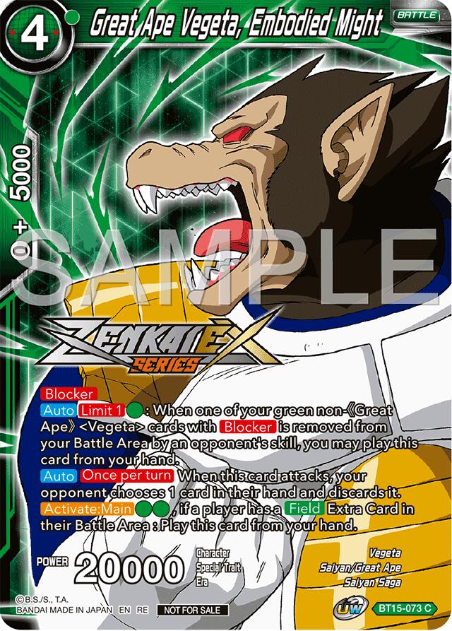 Great Ape Vegeta, Embodied Might (Event Pack 15) (BT15-073) [Promotion Cards] | Rock City Comics