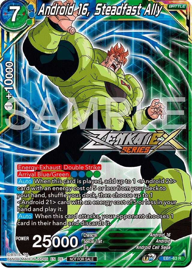 Android 16, Steadfast Ally (Event Pack 15) (EB1-63) [Promotion Cards] | Rock City Comics