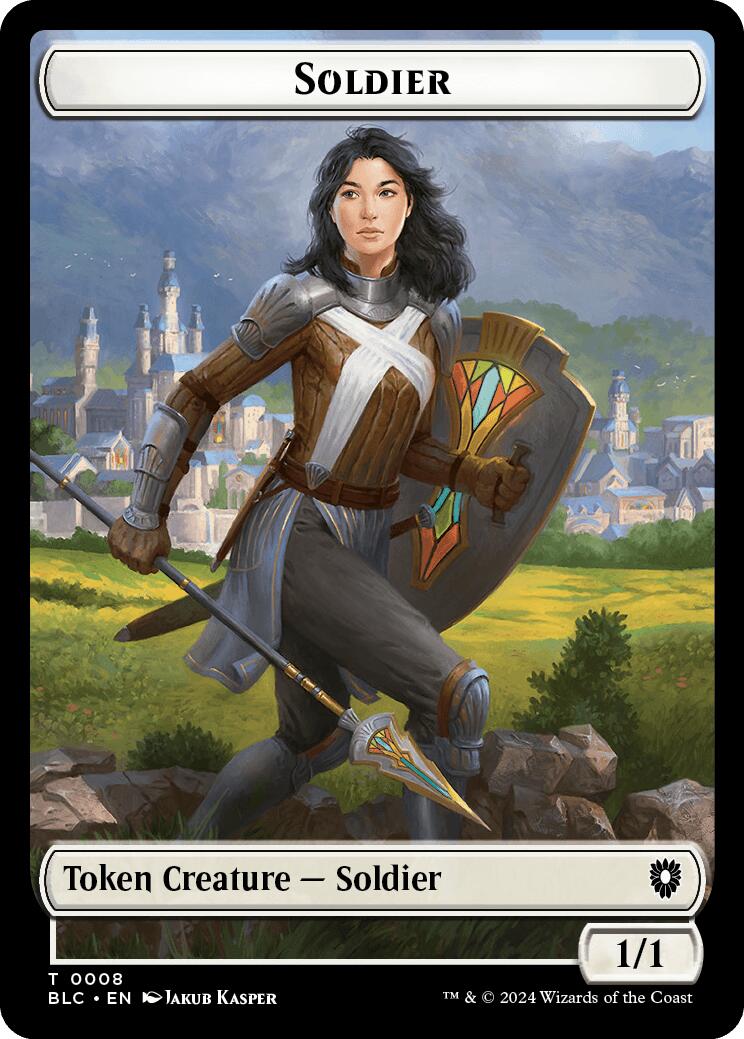 Soldier // Citizen Double-Sided Token [Bloomburrow Commander Tokens] | Rock City Comics