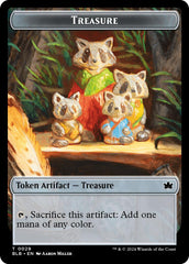 Cat // Treasure Double-Sided Token [Bloomburrow Commander Tokens] | Rock City Comics