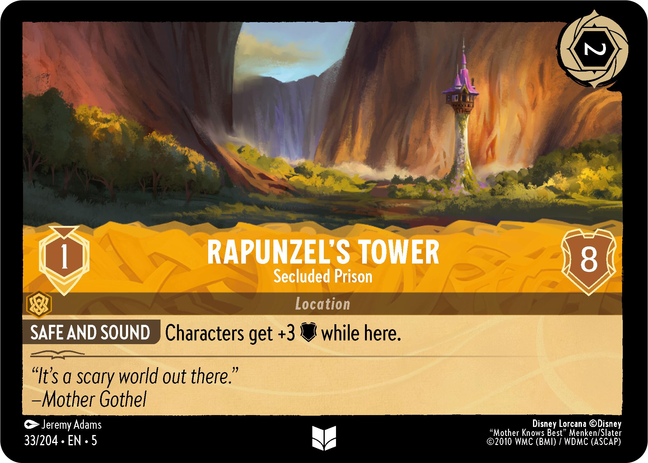 Rapunzel's Tower - Secluded Prison (33/204) [Shimmering Skies] | Rock City Comics