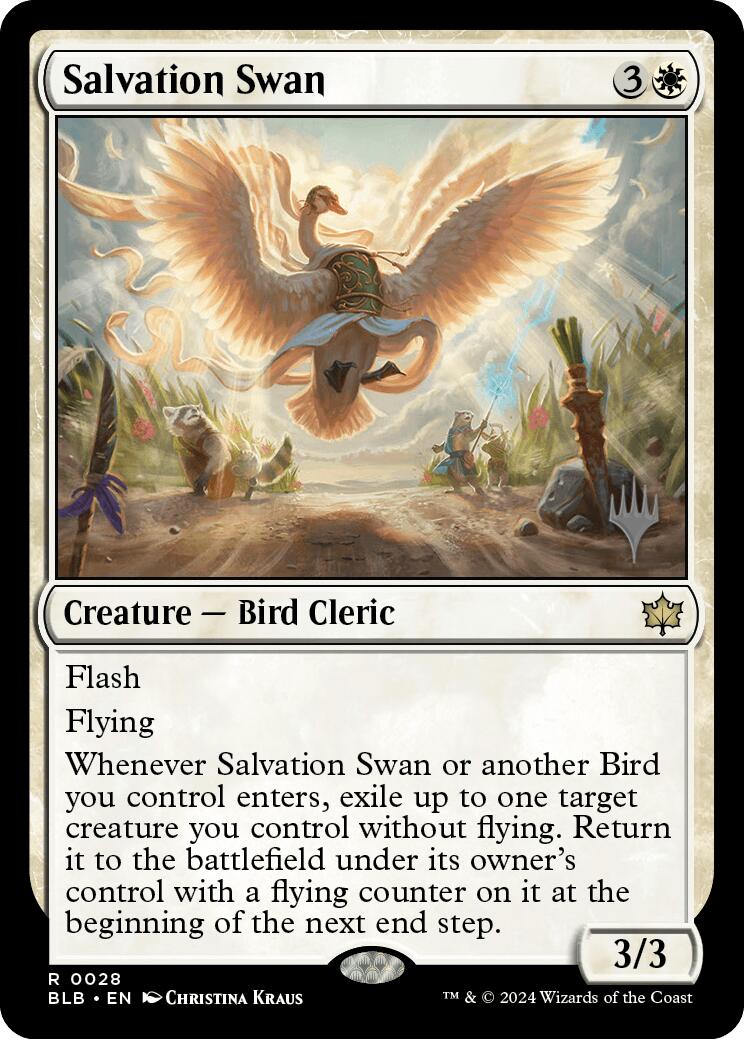 Salvation Swan (Promo Pack) [Bloomburrow Promos] | Rock City Comics