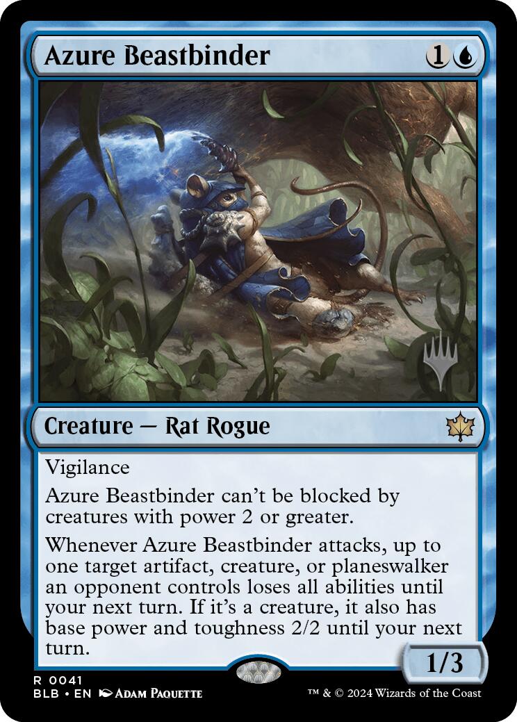 Azure Beastbinder (Promo Pack) [Bloomburrow Promos] | Rock City Comics