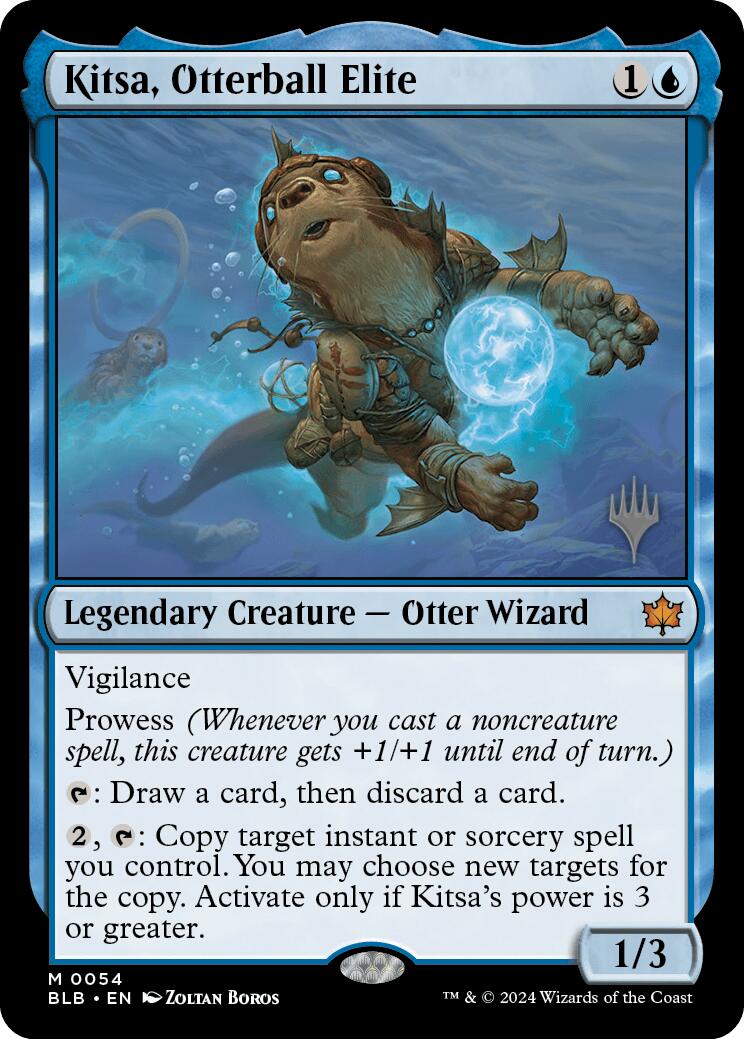 Kitsa, Otterball Elite (Promo Pack) [Bloomburrow Promos] | Rock City Comics