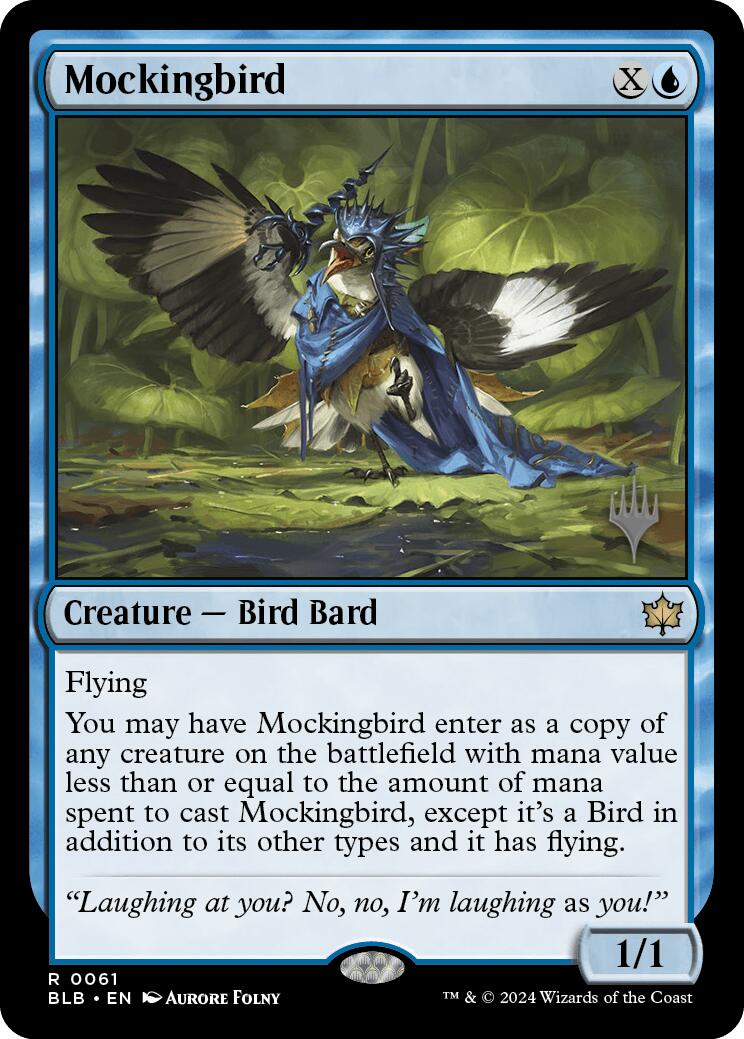 Mockingbird (Promo Pack) [Bloomburrow Promos] | Rock City Comics