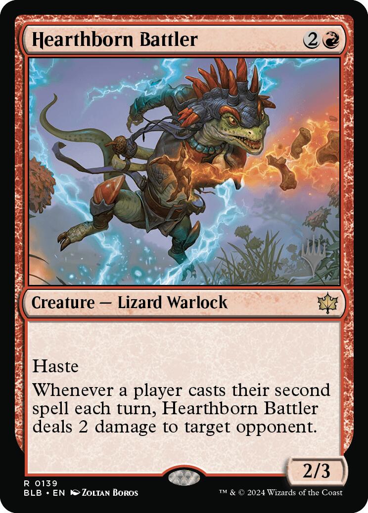 Hearthborn Battler (Promo Pack) [Bloomburrow Promos] | Rock City Comics