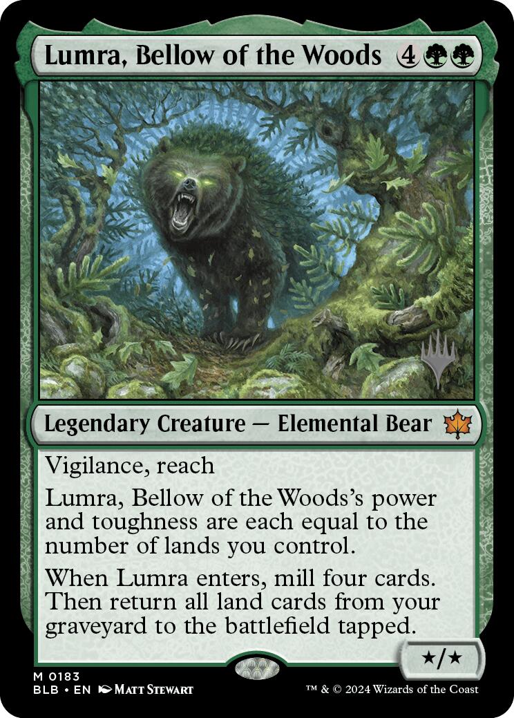 Lumra, Bellow of the Woods (Promo Pack) [Bloomburrow Promos] | Rock City Comics