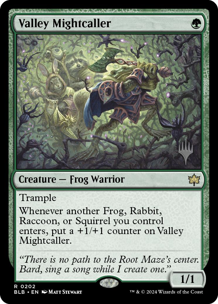 Valley Mightcaller (Promo Pack) [Bloomburrow Promos] | Rock City Comics