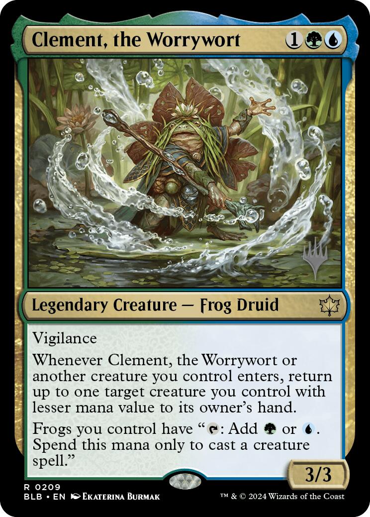 Clement, the Worrywort (Promo Pack) [Bloomburrow Promos] | Rock City Comics