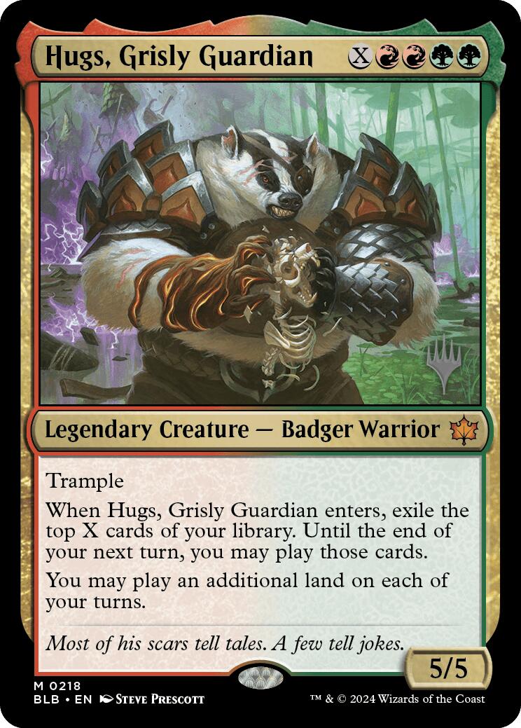 Hugs, Grisly Guardian (Promo Pack) [Bloomburrow Promos] | Rock City Comics