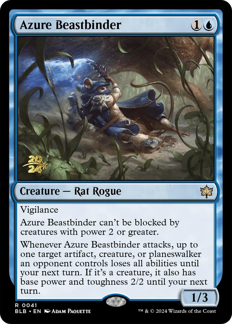 Azure Beastbinder [Bloomburrow Prerelease Promos] | Rock City Comics