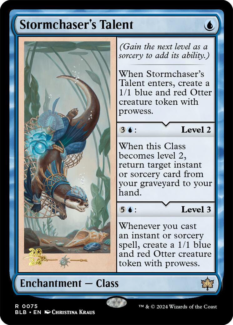 Stormchaser's Talent [Bloomburrow Prerelease Promos] | Rock City Comics