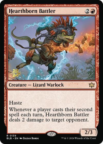 Hearthborn Battler [Bloomburrow Prerelease Promos] | Rock City Comics