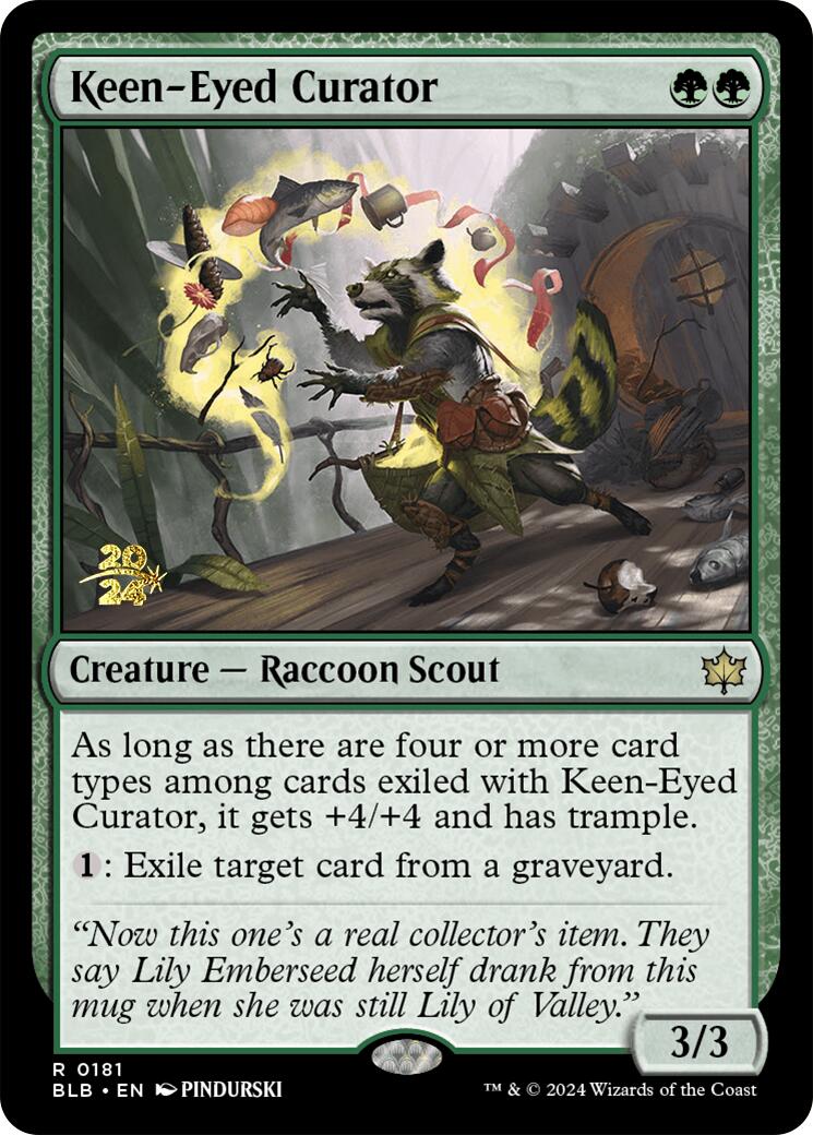 Keen-Eyed Curator [Bloomburrow Prerelease Promos] | Rock City Comics